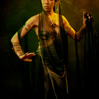 50) AREVIK   –Ph: Sheridan’s Art –Model: Inez IV –Costume Designer: Giulia Danese –Beetle Necklace: Cu Nature