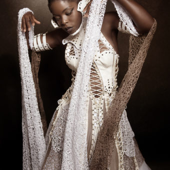 34) Costume GIULIA DANESE - Ph ANNIE BERTRAM - Model THERESA FRACTALE